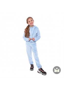 Timbo голубой велюровый костюм для девочки Monica K059594